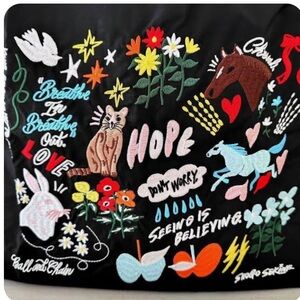 Embroidered Bag, collab Japanese brand Ball&Chain & illustrator Shogo Sekine.